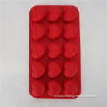 Silicone Bakeware Chocolate Mould Heart Shape 15-Cup